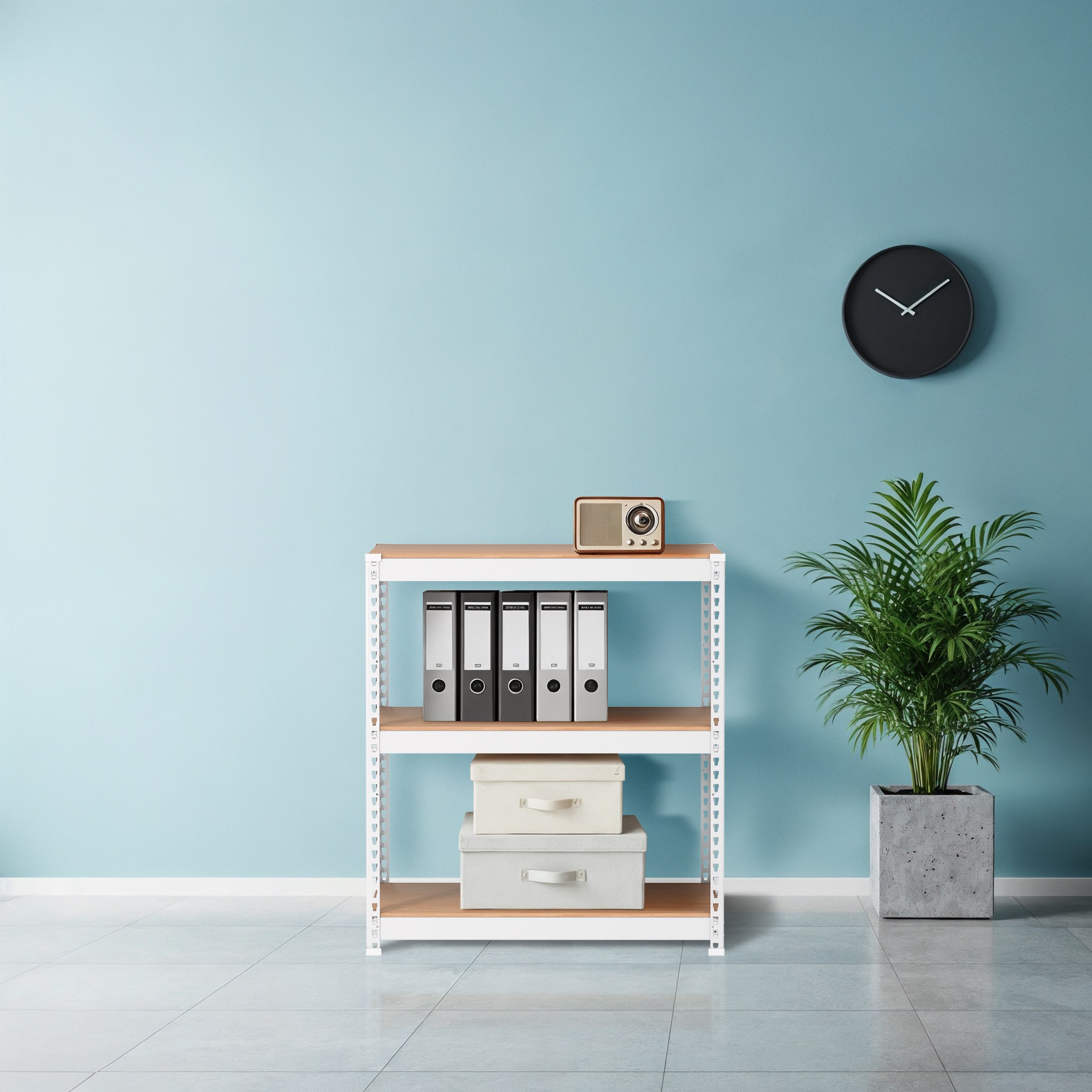 스피드랙 V2 무볼트 조립식 철제 선반 앵글  펜트리 3단 600 x 600 x 600 mm 66,880원