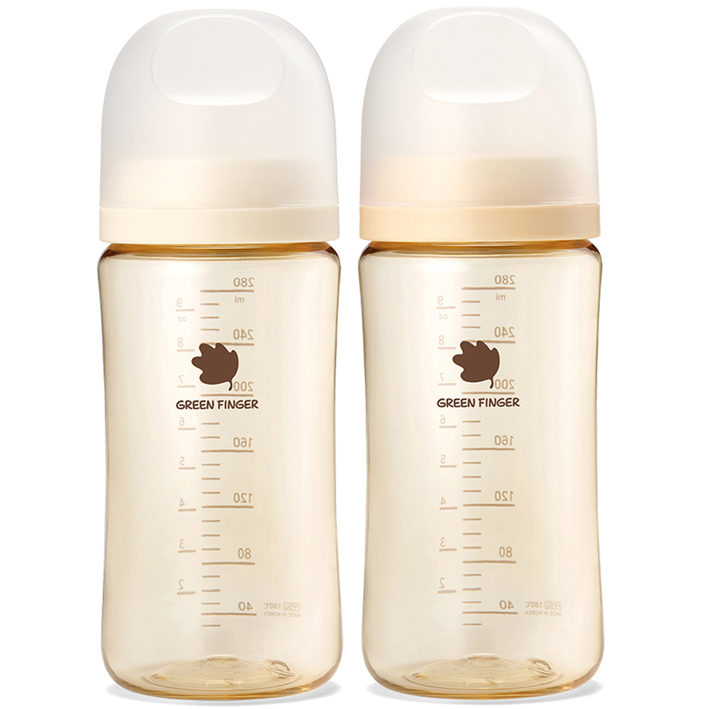 베베그로우 PPSU 노꼭지 젖병 트윈팩, 크림 + 베이지, 280ml, 1세트 23,350원