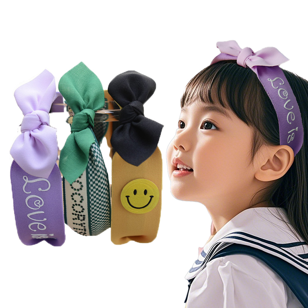 [HANNAL] 큐빅 레터 3종머리띠 반다나세트 15,900원