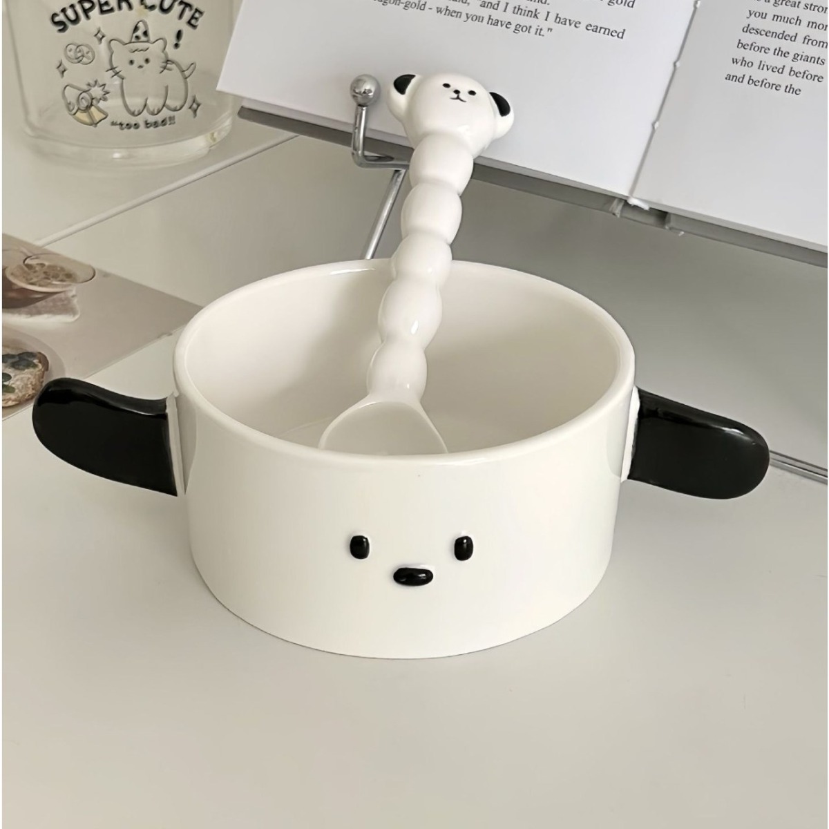 리츠센 강아지 시리얼볼+스푼 세트구성, 1개 14,300원