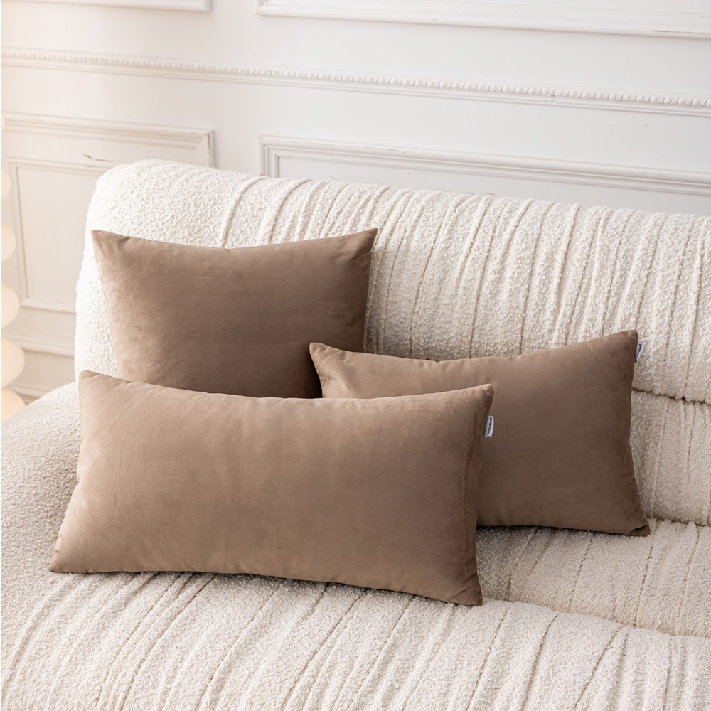 [생활방수] 커버무드 패브릭 소파 쿠션 + 솜 포함, 브라운 18,500원