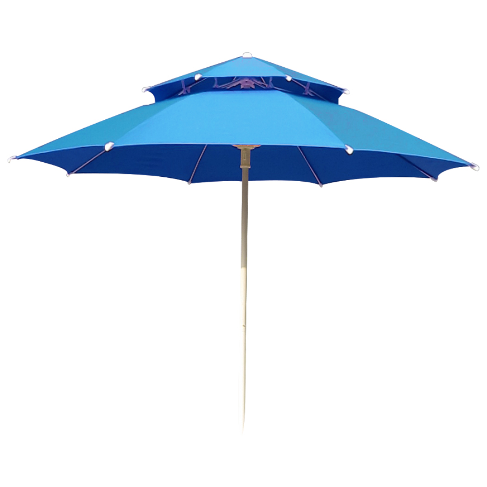 국산 2단 파라솔 중형 대형 정원 옥상 카페 캠핑용 그늘막 파라솔 편의점 캠핑용 테이블, 라이트블루 71,900원