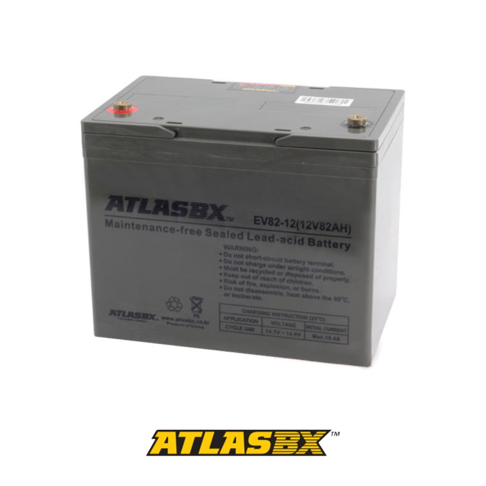 아트라스BX EV82-12 전동휠체어 전동스쿠터 노인전동차 배터리 AGM 딥사이클 12V 82Ah, 1개, EV82-12 (12V 82Ah) 259,000원