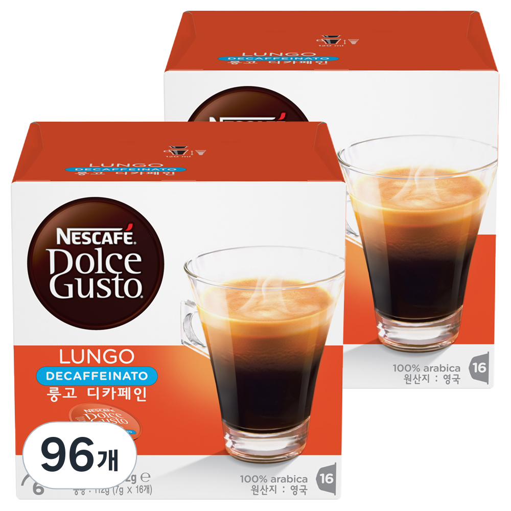 돌체구스토 네스카페 룽고 디카페인 캡슐커피 59,400원