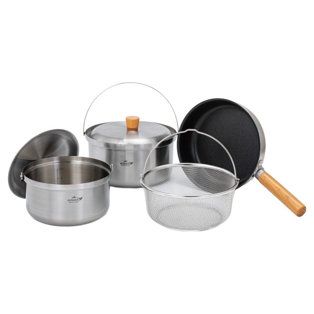 코베아 3Layer 스테인리스 3~4인 코펠 세트 230,500원