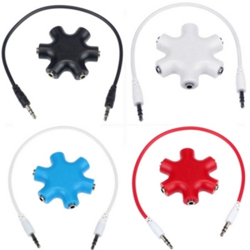 티앤디 5WAY 5구 오디오 분배기 스플리터 이어폰 헤드폰 헤드셋 7,000원