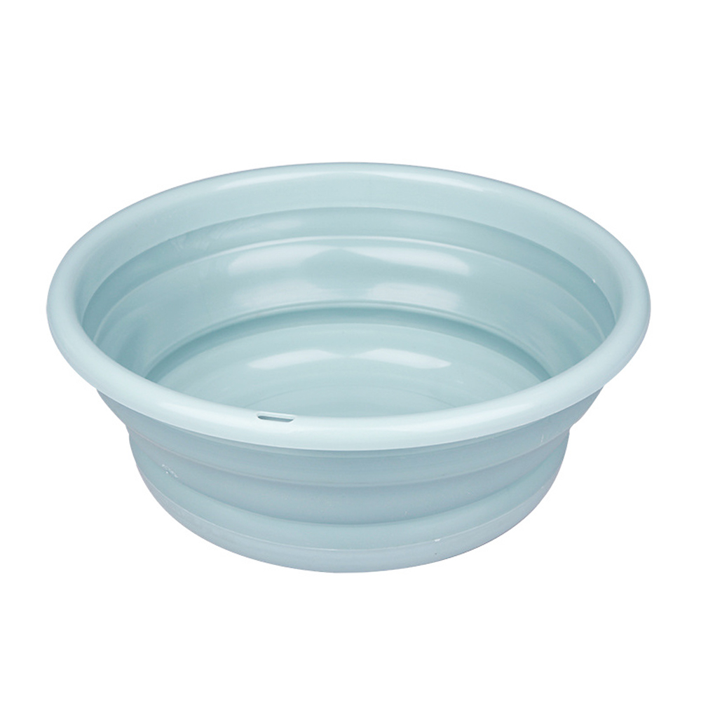 코드86 휴대용 접이식 다용도 폴딩 세숫대야, 스카이, 1개 5,900원