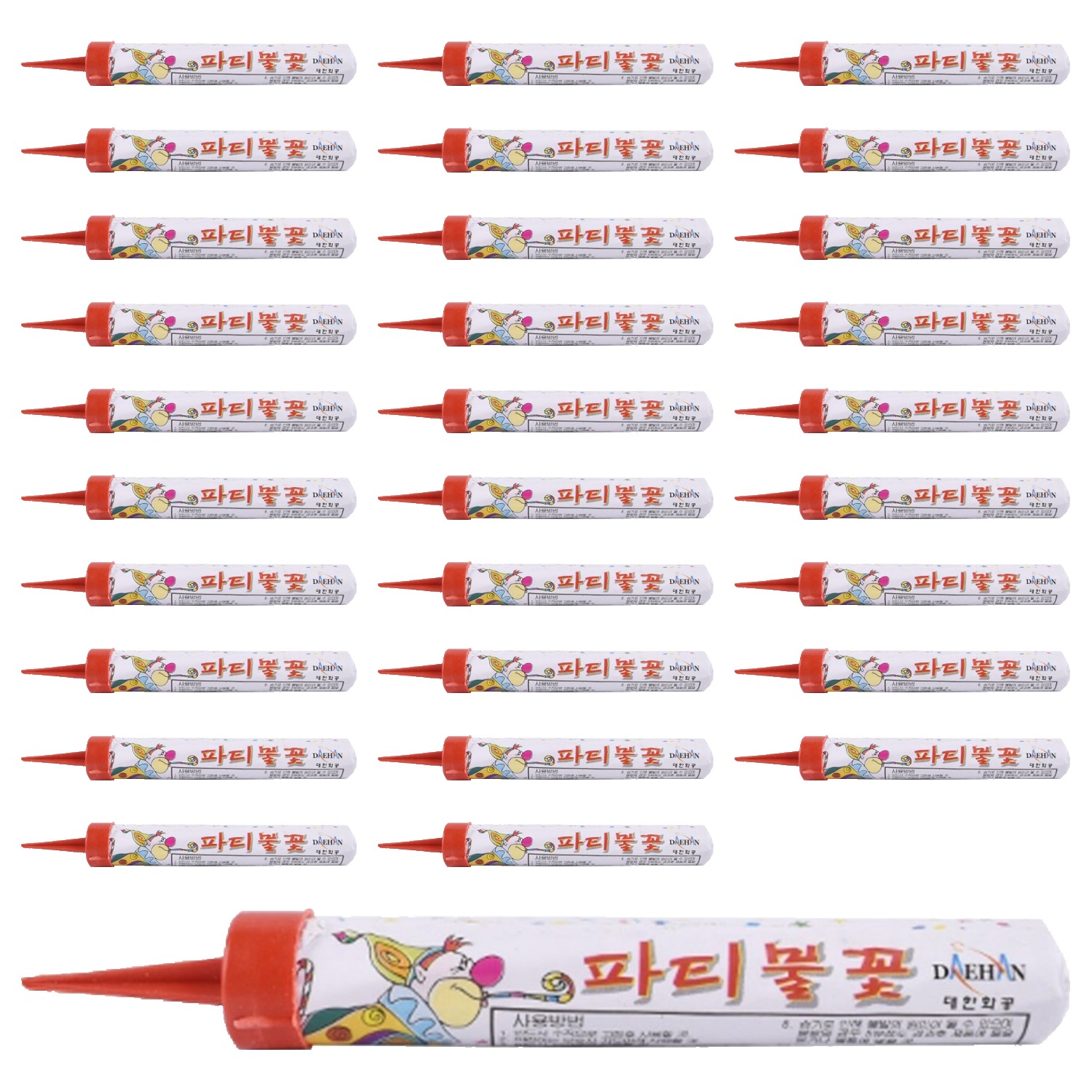 스카이페스티발 실내사용가능 파티불꽃, 혼합색상, 100개 60,000원