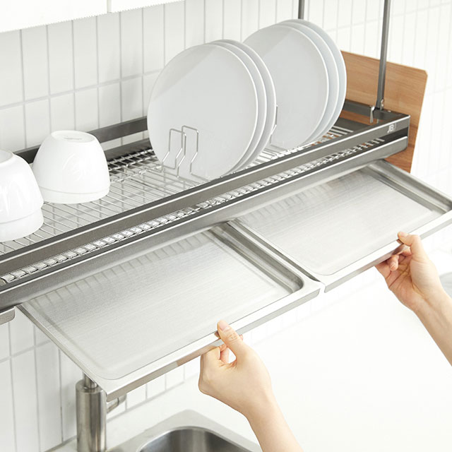 JBJ 비블레스 리플렉스 부착식 알루미늄 식기건조대 139,000원