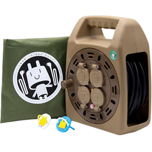 러그박스 코드릴 LED캡형 멀티탭 4구 LUG-G15MDP 62,400원