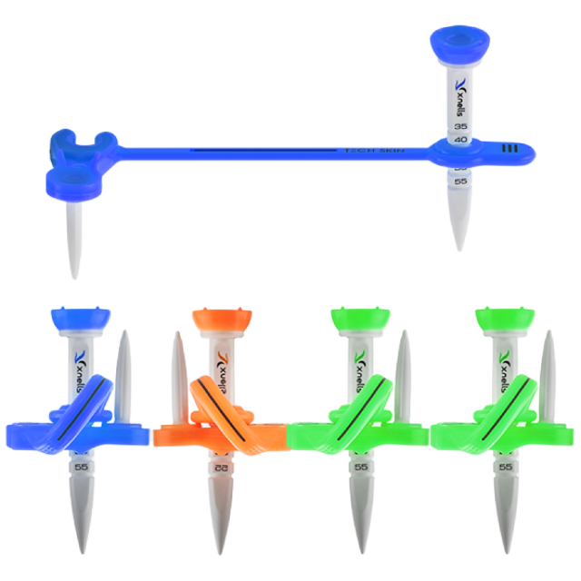 엑스넬스 컨트롤 킵티 높이조절 에이밍 골프티 티꽂이 4개세트, 블루,오렌지,그린 혼합 4개, 1세트 20,900원