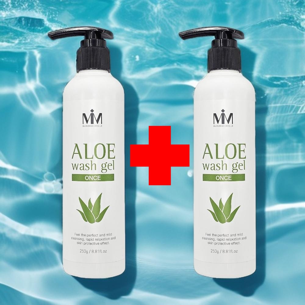2개 약산성폼클렌징 클렌징젤 알로에 저자극 클렌저 마담미쉘 워시 젤 원스 250g, 250g, 2개 19,000원