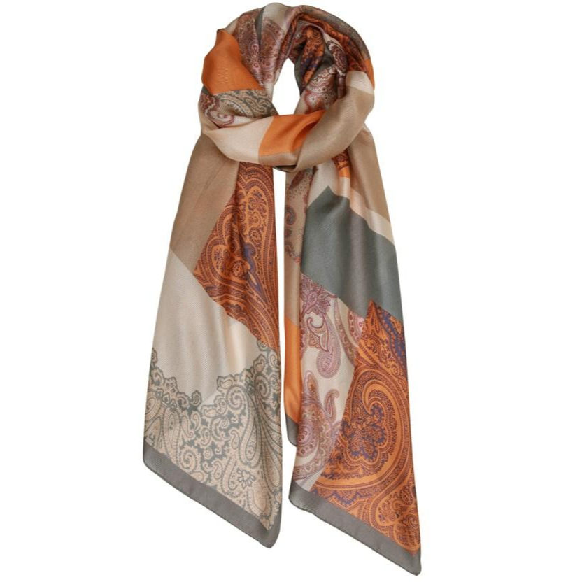 엘르 줄리아페이즐리 롱 실크스카프 SE839S305 36,000원