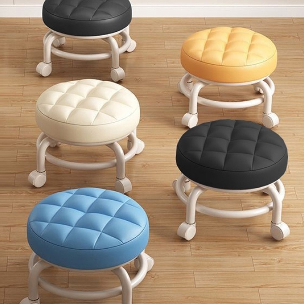 앉은뱅이 바퀴 의자 무빙 동글뱅이 이동식 이동 의자, 옐로우 7,440원