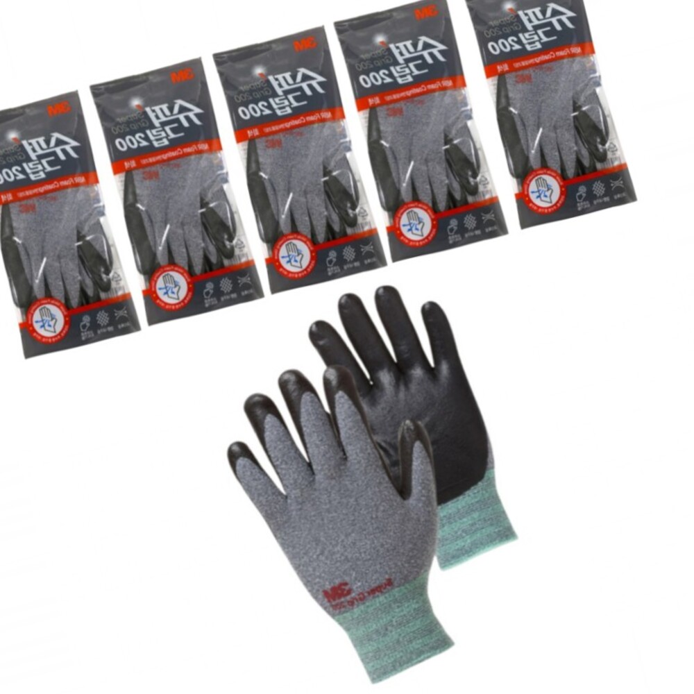 3m장갑 3M 슈퍼그립 200 그레이 용접 안정작업 정전기방지 5개 19,450원