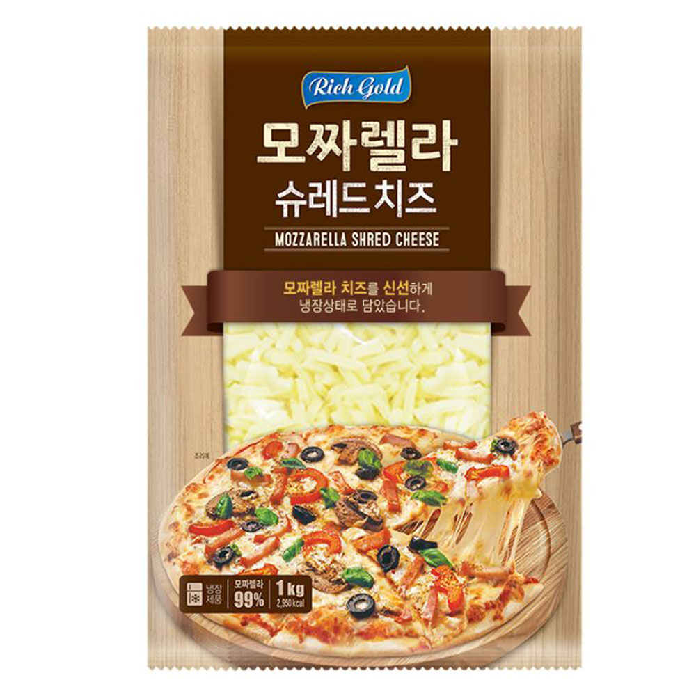 슈레드 리치골드 피자 모짜렐라 치즈 1kg 13,900원