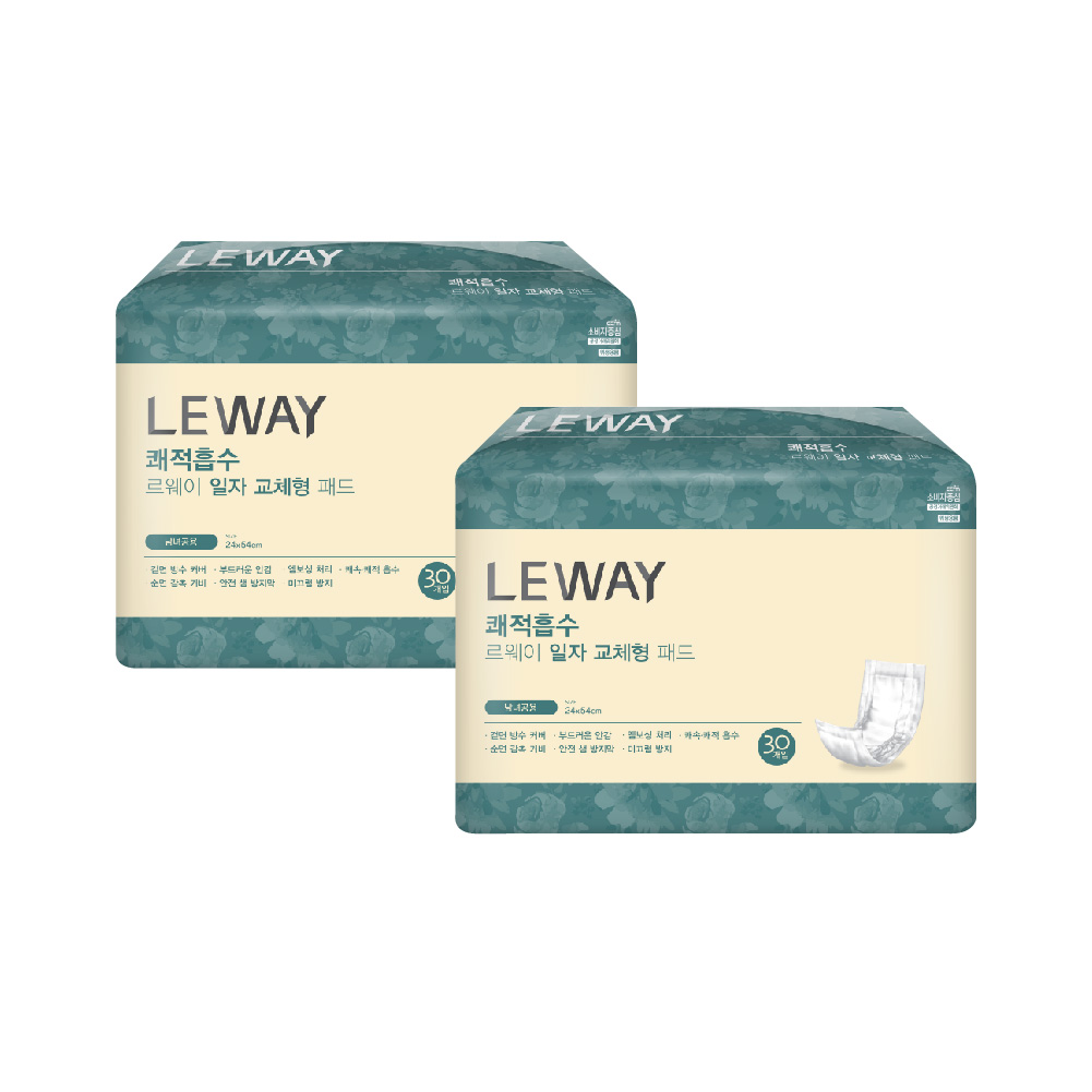 미래생활 르웨이 일자형 실버패드 성인용 속기저귀 +바디로션50ml증정 16,500원