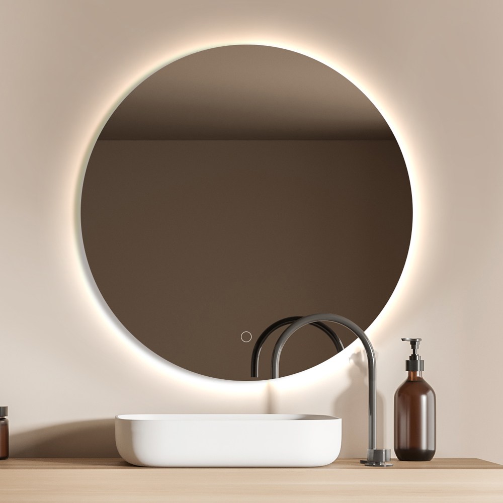 루비드 간접 조명 노프레임 원형 거울 LED 3가지색 변환 79,000원