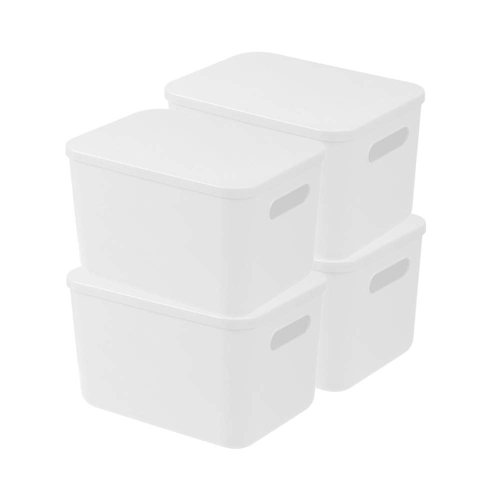 코드86 팬트리 정리함 리빙박스 펜트리 수납함, 화이트, 4개 18,500원