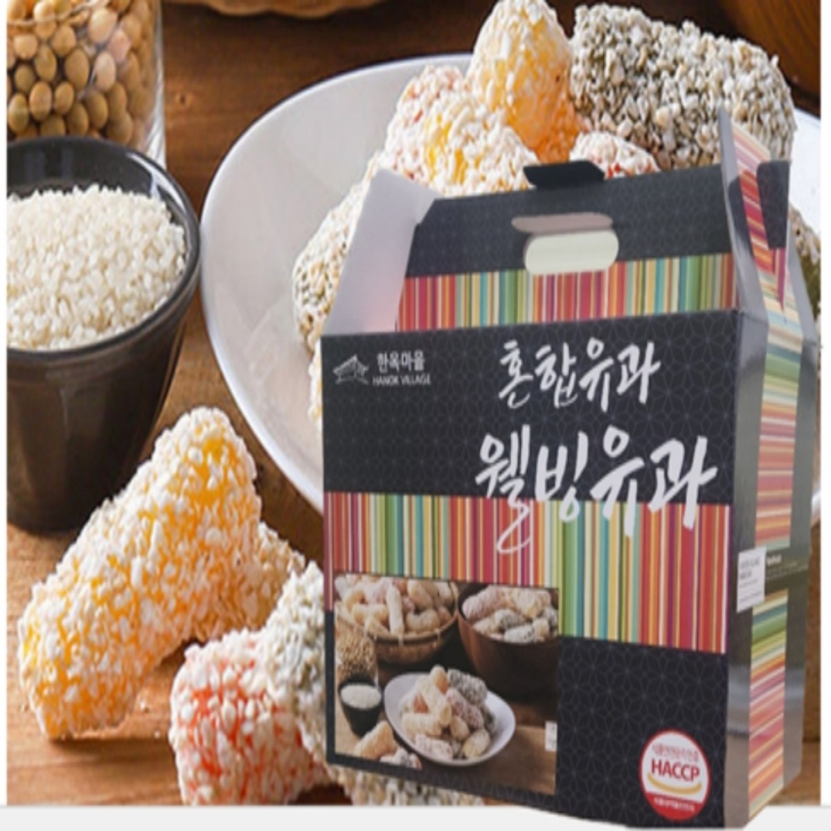 [한옥마을한과]대용량 유과선물세트 유과1.5kg 28,000원