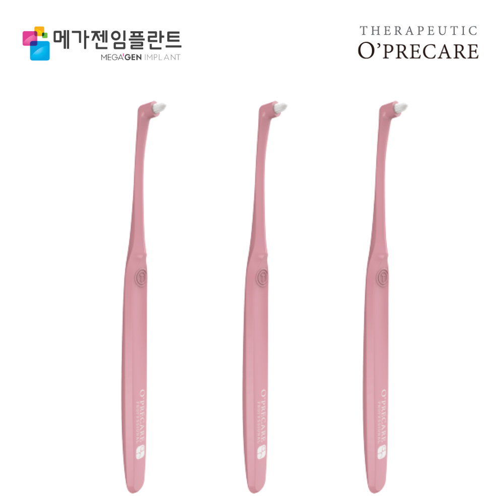 메가젠 오프리케어 치과칫솔 어금니 첨단 칫솔 작은헤드 잇몸 사랑니 교정, 3개입, 1세트 14,500원