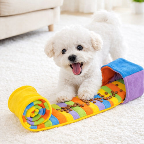 히야펫 호루라기 노즈워크 장난감, 1개, 색동 호루라기 12,000원