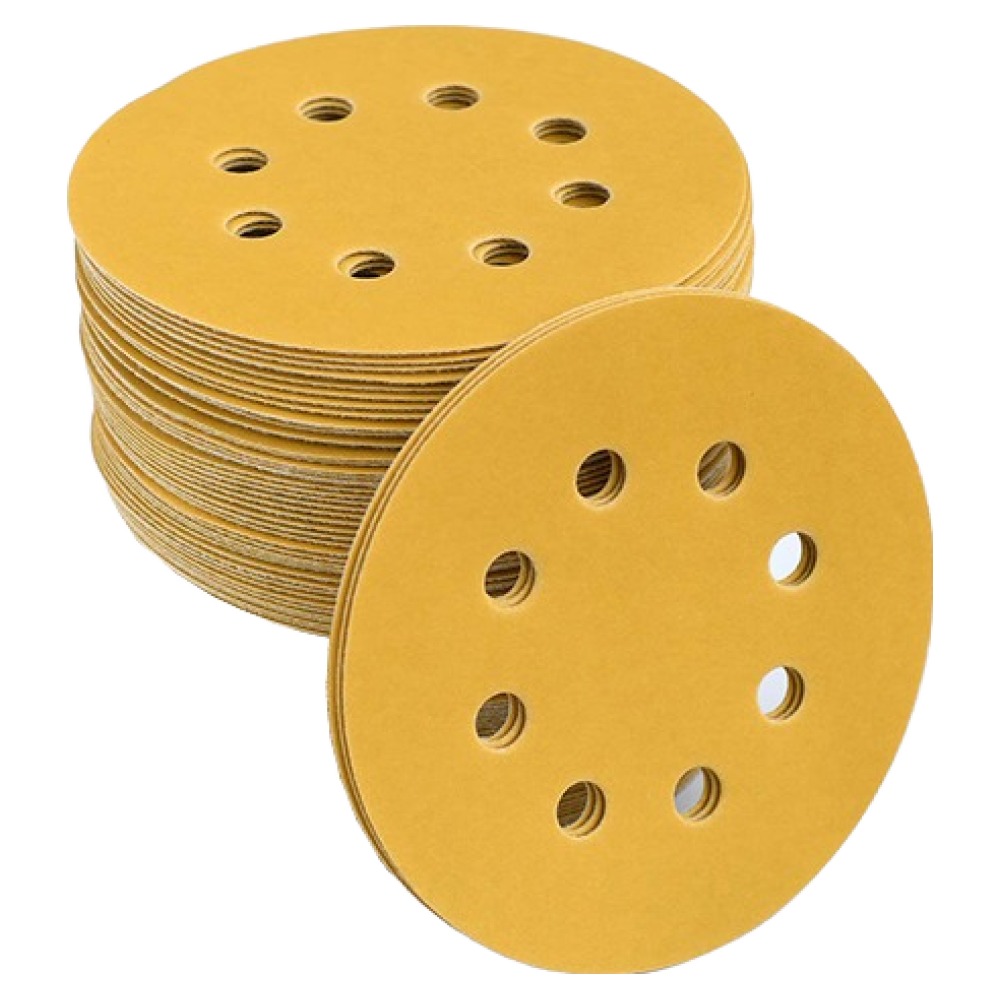 OON 8홀 원형 120방 샌딩 페이퍼 골드 125mm 9,900원