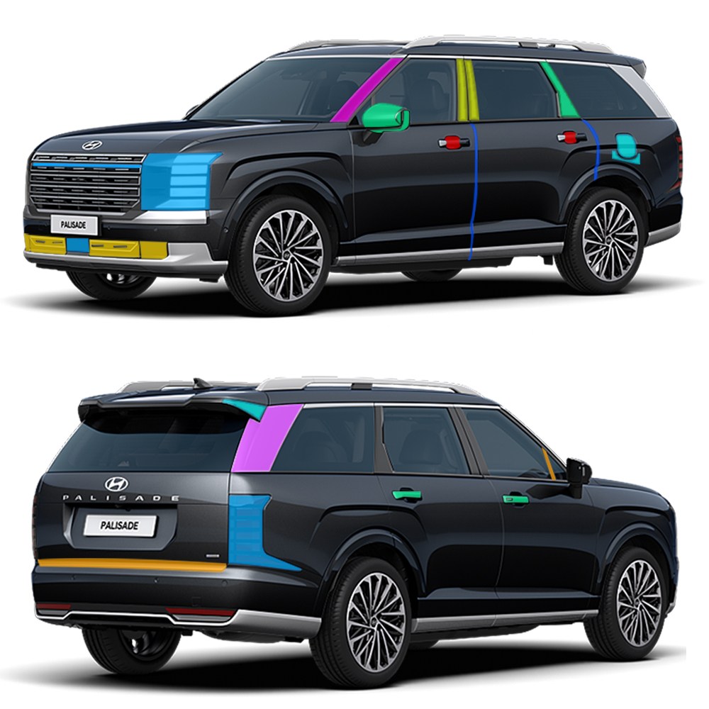 스킨엑스 디올뉴 팰리세이드 캘리그래피 LX3 외장필수패키지B PPF 차량보호필름 248,000원