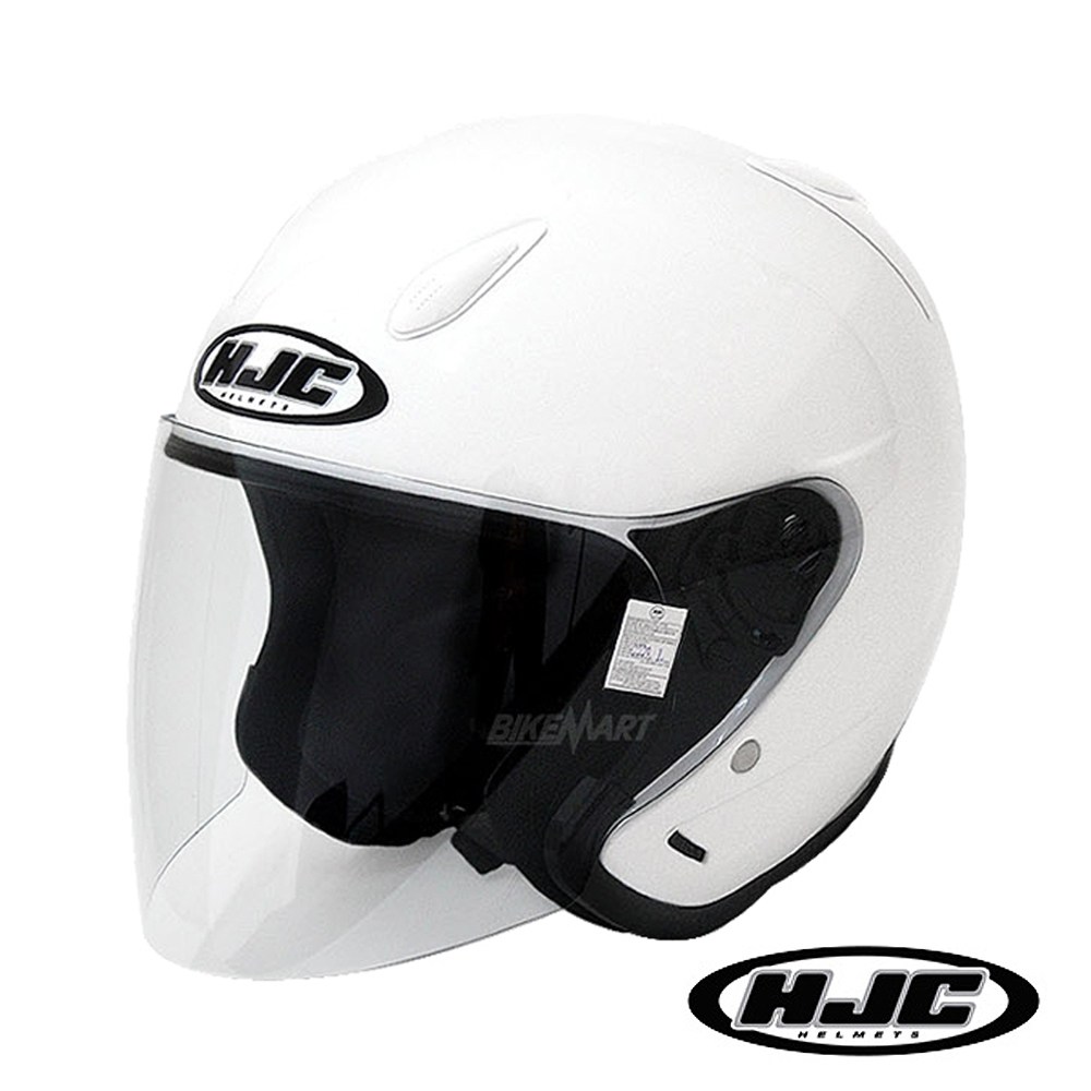 HJC CH-5 유광블랙 무광블랙 화이트 헬멧 오토바이 바이크 스쿠터 배달용 퀵용, 화이트 92,000원