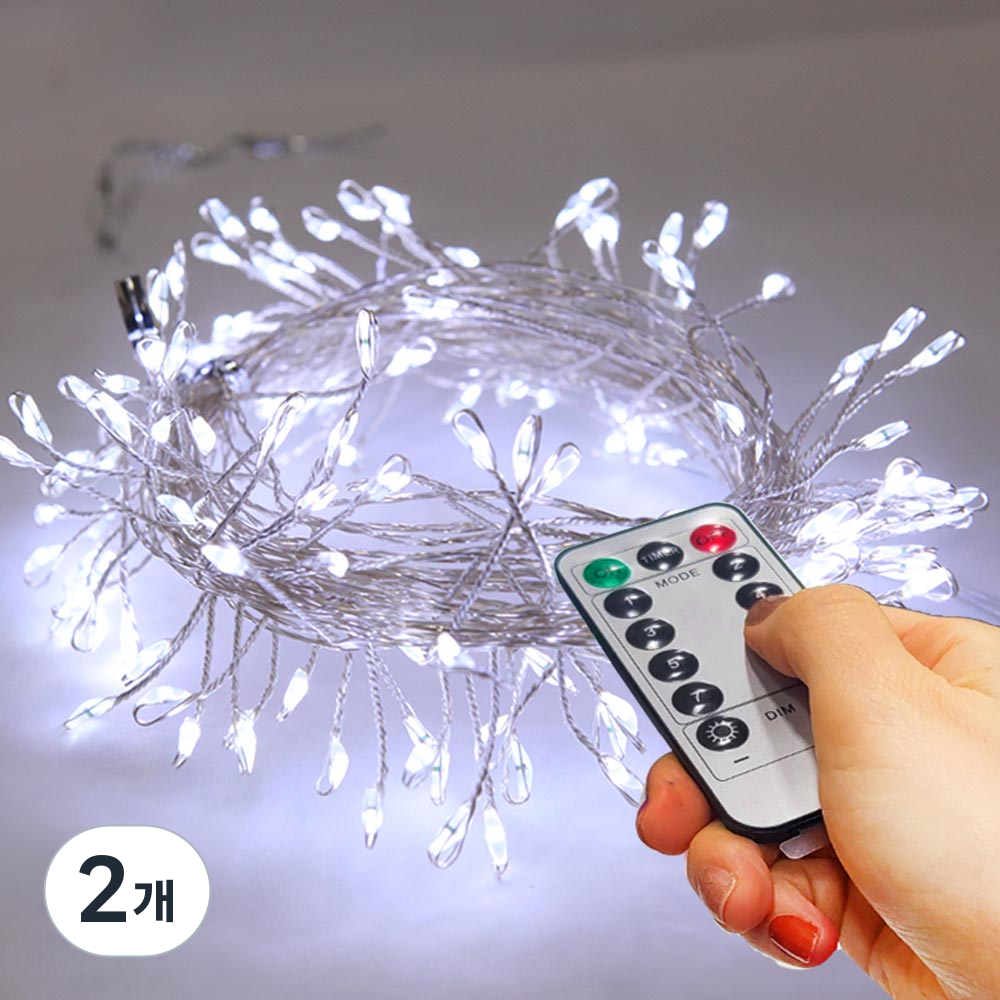 아리조명 LED 미리내 와이어 지네 전구 크리스마스 장식 줄 조명 6M 15M 24,150원