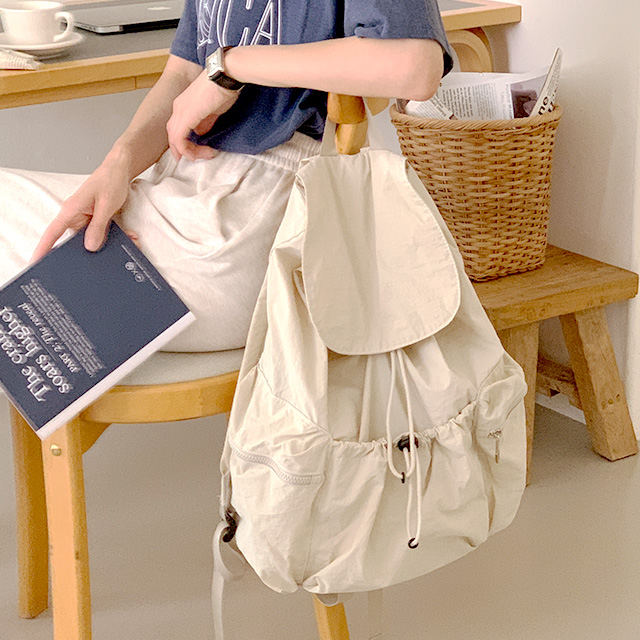 여성 바스락 경량 여행용 나일론 데일리 가벼운 천가방 큰사이즈 여행 수납 가방 공용 캠핑 젤러백팩 20,900원