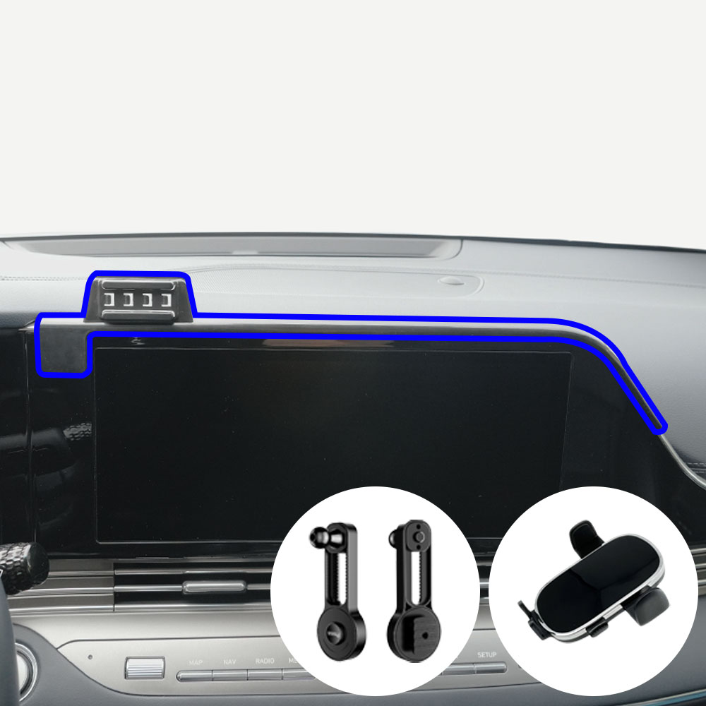 윙가디움 현대 더 뉴 그랜저 IG 19년~22년 차량용 스크린 거치대 마운트 세트, 더뉴그랜저IG (19~22) 전용 스크린 (A세트), 1세트 31,500원