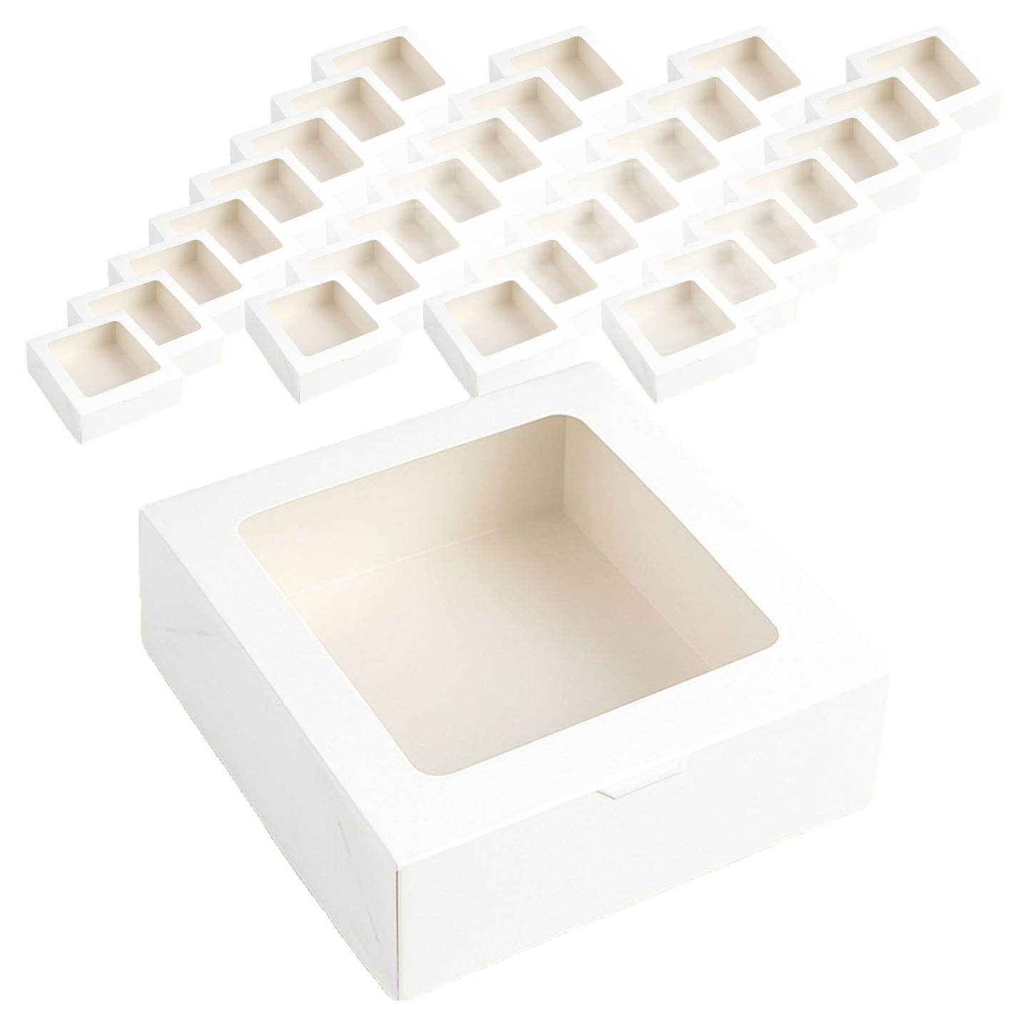 정사각 투명창 원터치 다용도 상자18cm 39,500원