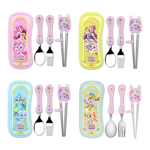 프린세스 캐치티니핑 풀커버 교정 수저포크 케이스세트 뽀니핑 22000 YP5618 티니핑젓가락 18,900원