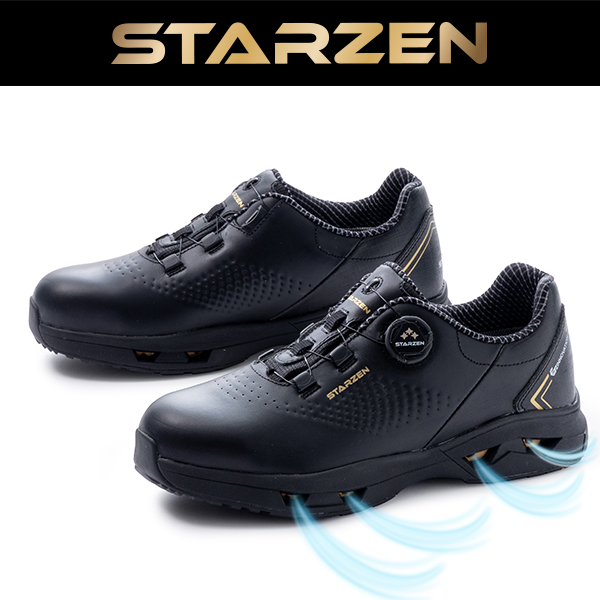 스타젠 SZ-117 안전화 다이얼 천연가죽 메쉬 방수 발편한 작업화 미끄럼방지 보통작업용 82,600원