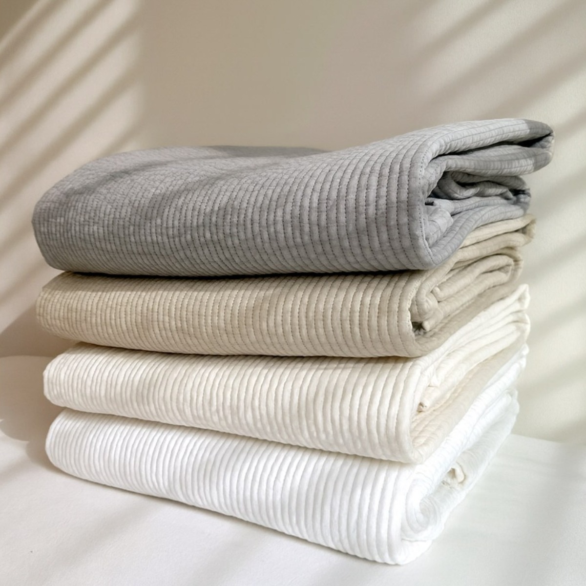 라온이브 순면 사계절 알러지케어 무형광 바이오워싱 누빔 일자 침대패드, 그레이 40,400원