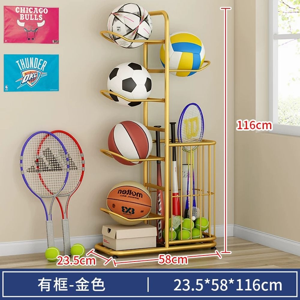 실내 공 정리 진열대 5구 축구공 흑사문 보관함 철제 학교 6단 테 카트 심플 43,300원