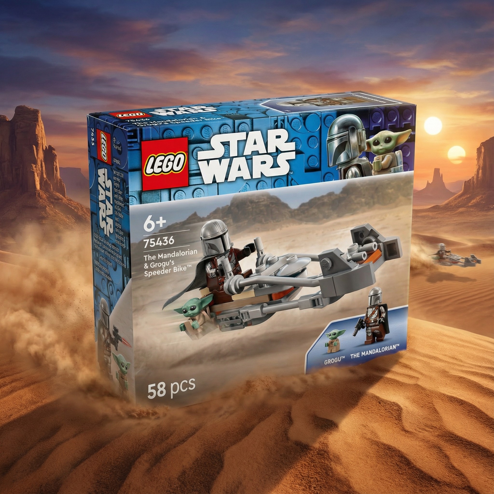 레고 스타워즈 만달로리안과 그로구의 바이TM SH75436, 1개 23,900원