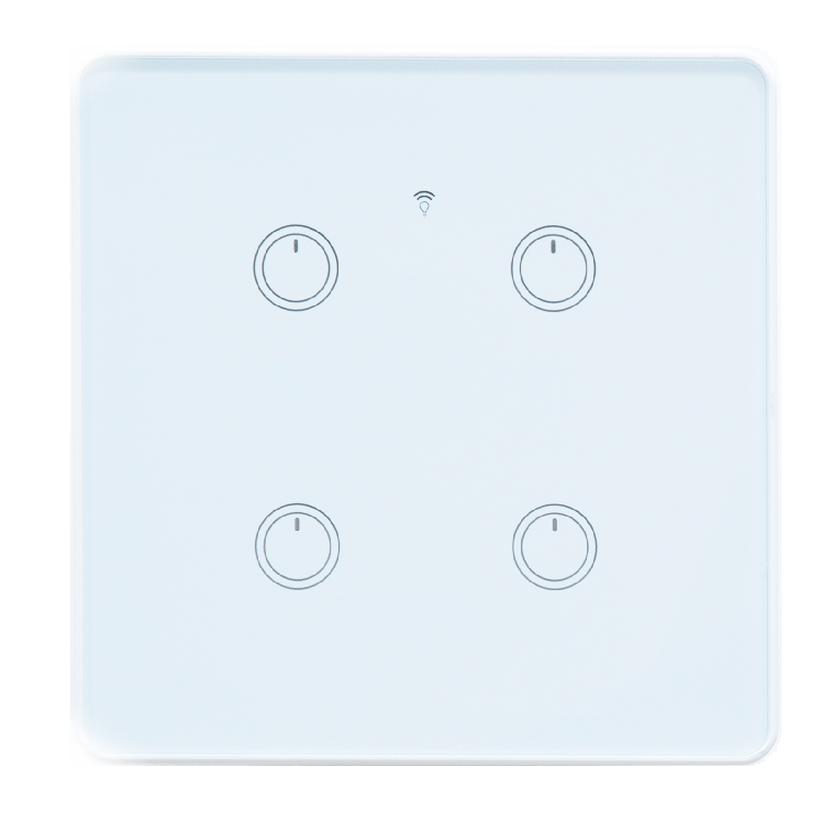 스마트빌 스마트 wifi iot 원격 제어 4구 화이트 스위치 4A(880W) 74,870원
