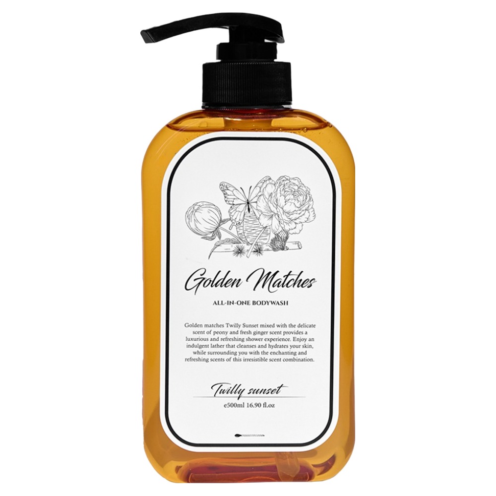 골든매치스 올인원 바디워시 트윌리선셋향, 500ml, 1개 12,900원