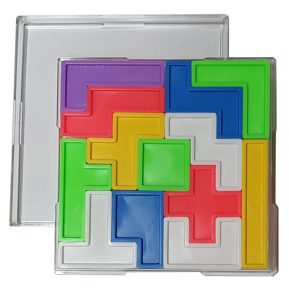 IQPLUS 펜토미노/ 테트리스 원목펜토미노 보드게임 초등수학창의력교구 퍼즐 유치원 어린이선물, 1인용, 플라스틱펜토미노, 1개 4,500원