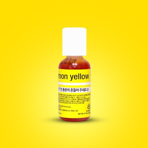 셰프마스터 리쿠아젤 수용성 식용색소 레몬옐로우 2,060원