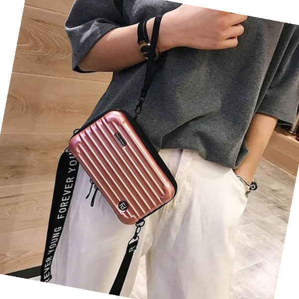 데일리백 미니 캐리어 크로스백 스퀘어 여행 가방 1P 14,610원