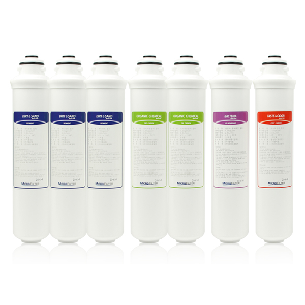 청호 마이크로필터 스마트언더싱크 M9 정품필터 세트 75,000원