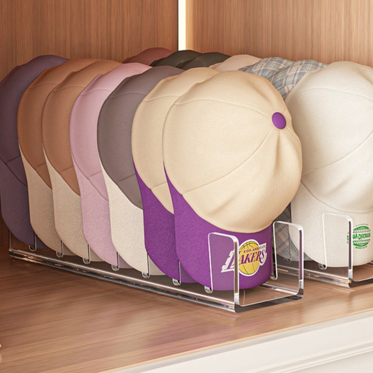 신형 모자 정리 거치대 가정용 탁상용 야구모자 진열대 아크릴 모자 수납 선반 19,600원