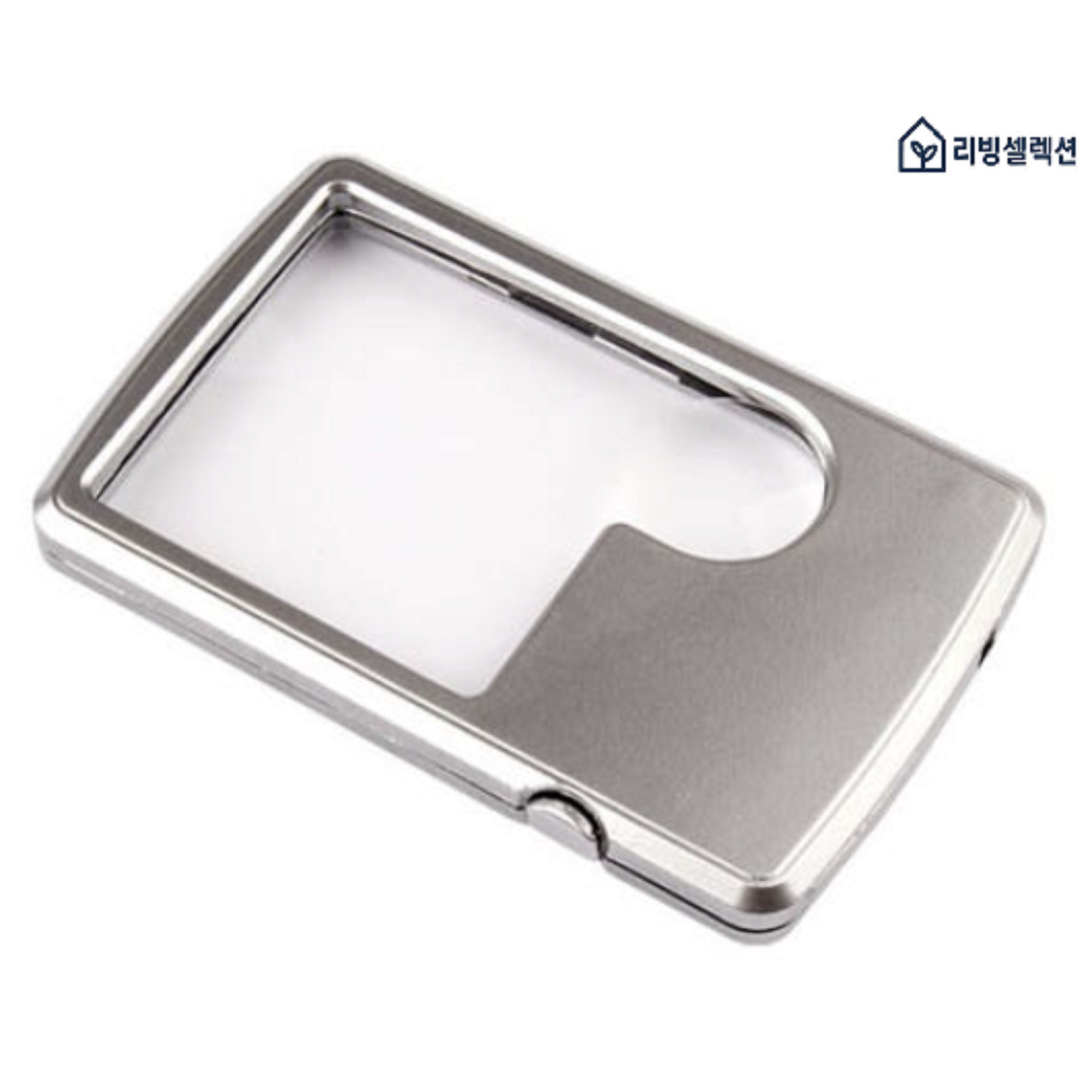 리빙셀렉션 카드형 LED 돋보기 고배율 확대경, 실버, 단품, 1개, 실버 5,300원