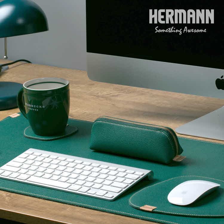 헤르만 데스크테리어 데스크 매트 비건레더_데스크매트, 마우스패드, 코스터 세트 51,700원
