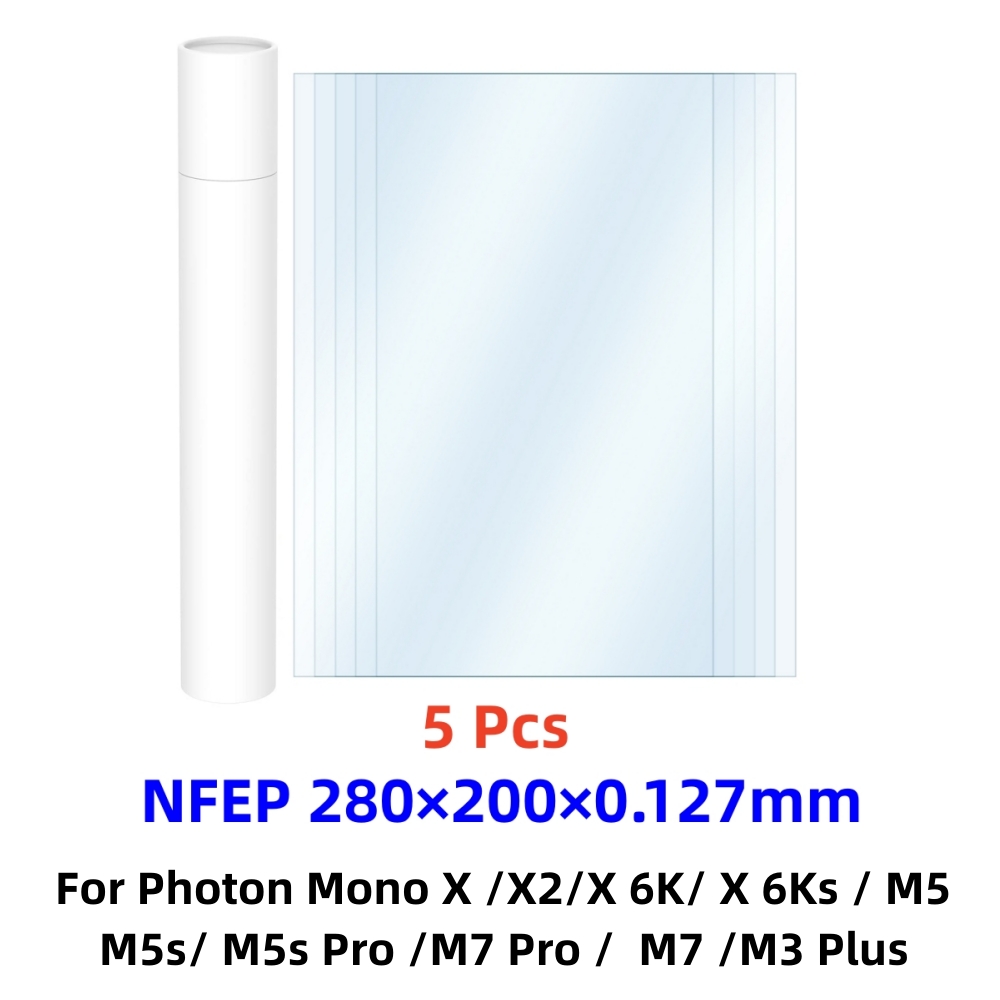NFEP 필름 10.1인치 280x200x0.127mm PFA ANYCUBIC Pn Mono M7 M5 M5s Pro 6Ks3D 프린터 부품 LCD 액세서리 56,610원