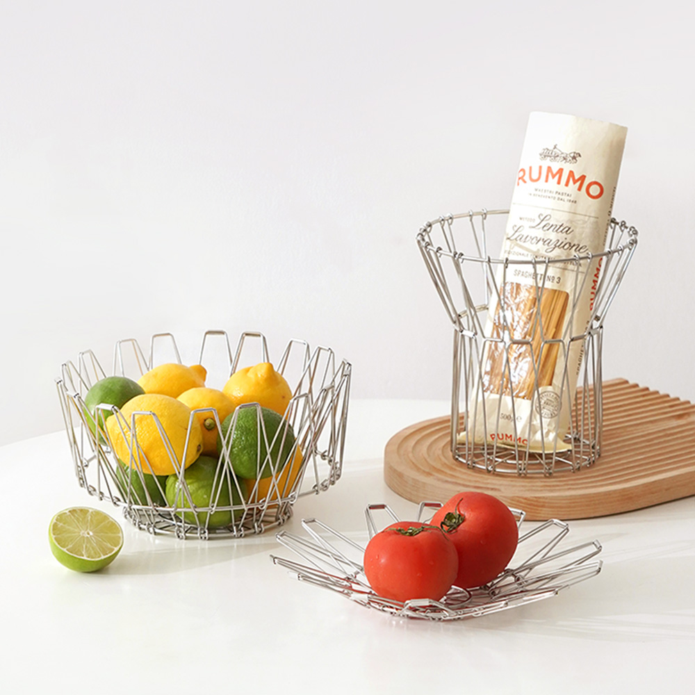 판매자특가 모노테일 스텐 바구니 철제 와이어 바스켓 주방바구니 14,060원