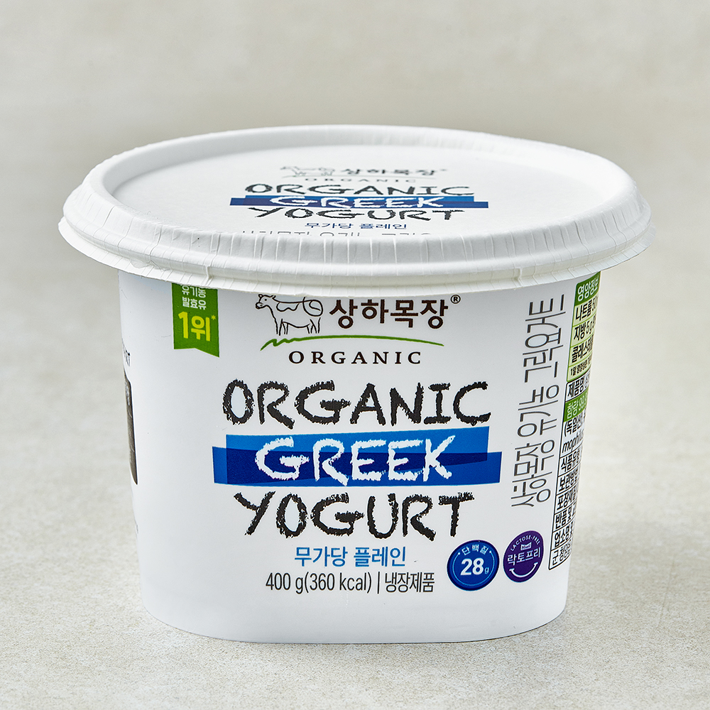 [로켓프레시] 상하목장 유기농 인증 무가당 그릭요거트 플레인 5,160원